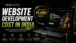 Website Development Cost in India (2026 Guide)